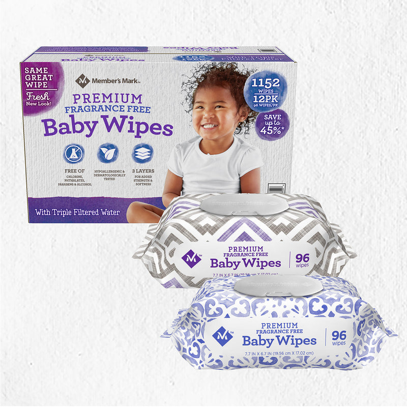 MM Premium Baby Wipes Unscented