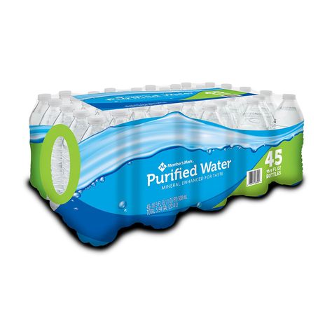 Member's Mark Purified Bottled Water (16.9oz / 45pk)