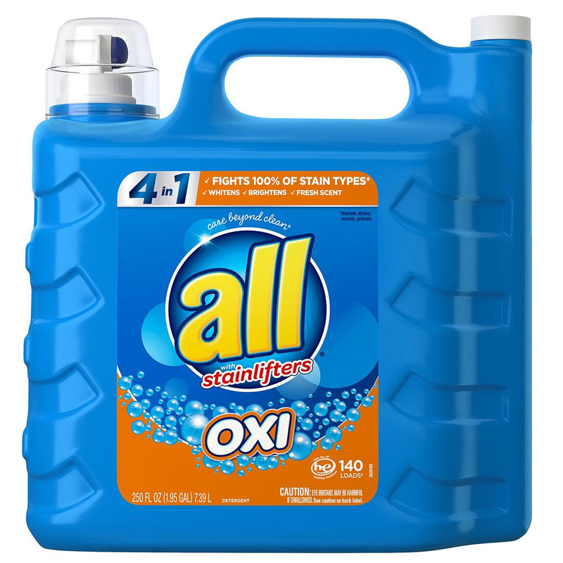 All Oxi Liquid Detergent w/Stainlifters