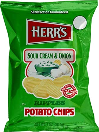 Herr's Sour Cream & Onion Potato Chips