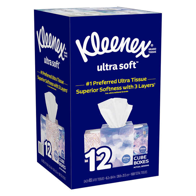 Kleenex Facial Tissue 12 Pack