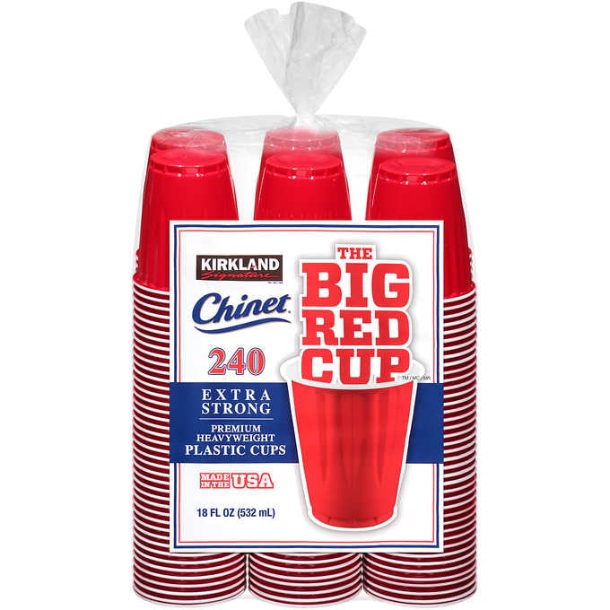 KS Chinet Red Cups