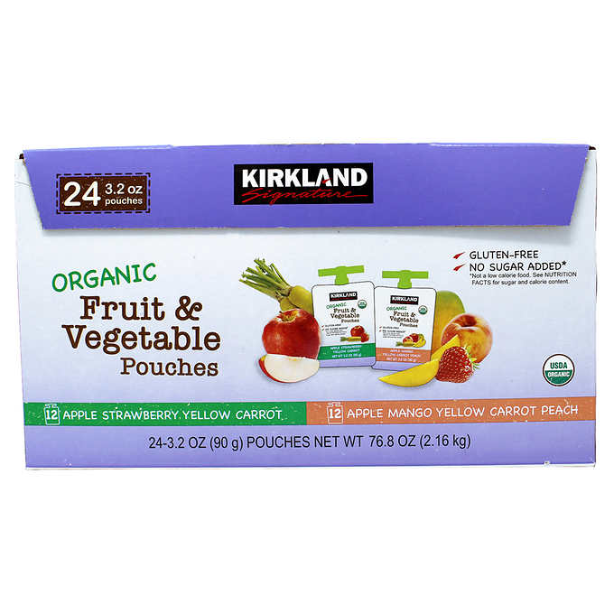 KS Organic Fruit & Veggie Pouches