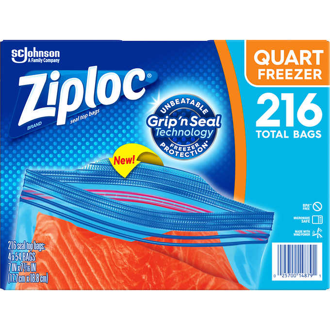 Ziploc Freezer Quart